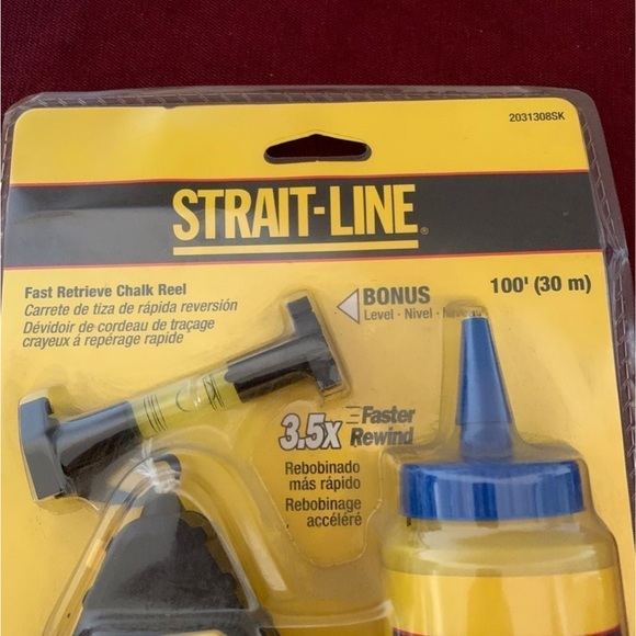 ‼️Never Use‼️Marking Chalk+Strait-Line Tools+ Bonus - Picture 3 of 5